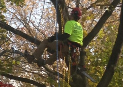 Joe Hamlett on the rope